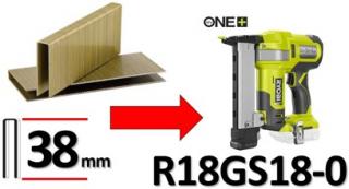 RYOBI R18GS18-0 ONE+ 5133005138 - zszywki 16mm