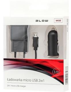 Blow Ładowarka micro USB 2 w 1