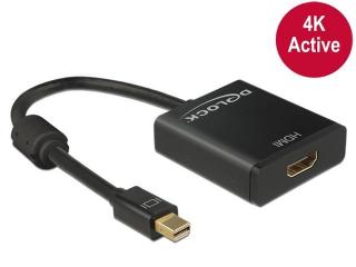 Delock Konwerter Mini DP do HDMI aktywny 62611