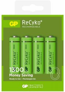 GP Batteries Akumulatorek AA Recyko+ 1300mAh 4 szt.