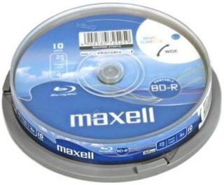 Maxell Płyta Blu-ray BD-R 25GB Cake 10 szt.
