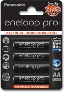 Panasonic Akumulatory AA Eneloop Pro 2450mAh 4szt.