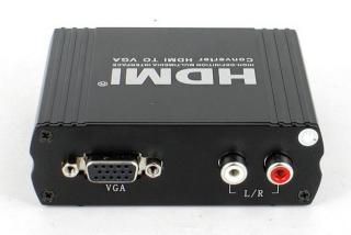 Spacetronik Konwerter HDMI do VGA z audio HDCVGA02