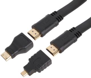 tb Kabel HDMI 1.4 płaski 1,8m zestaw