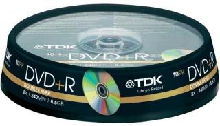 TDK Płyta DVD+R Dual Layer Cake 10 szt.