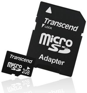 Transcend Karta pamięci microSD 2GB