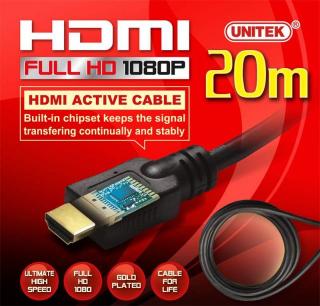 Unitek Aktywny kabel HDMI 1.4 PREMIUM 20m