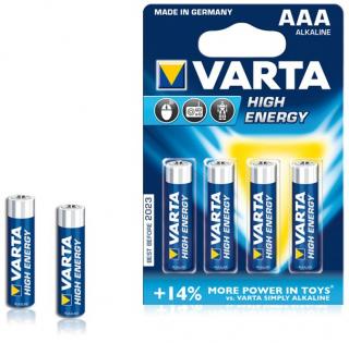 Varta Baterie alkaliczne High Energy AAA 4 szt