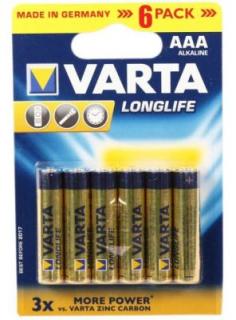 Varta Baterie alkaliczne LONGLIFE AAA 6 szt.