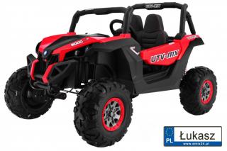 Autko dwuosobowe Buggy SuperStar 4x4 pojazd na akumulator Czerwony XMX-603