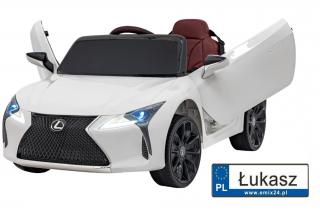 Autko na akumulator dla dzieci Lexus LC500 Biały JE1618.BIA