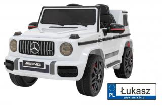 Autko na akumulator dla dzieci Mercedes AMG G63 Biały BBH-0002.BIA