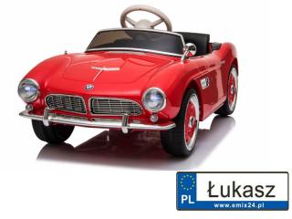 Auto na akumulator  BMW 507 Retro Czerwony  SX1938