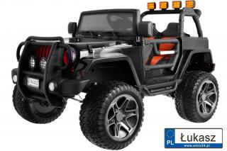 Auto na akumulator Monster Jeep 4x4 Czarny  WXE1688