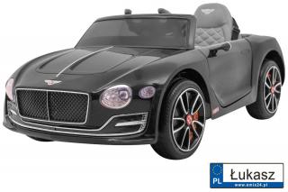 BENTLEY Licencja na kołach PIANKOWYCH - Czarny  (JE1166)