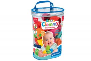Bezpieczne Klocki Sensoryczne Torba Clemmy 20el. Clementoni 17877