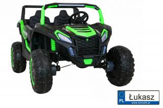 Buggy ATV 24V/7Ah Racing Dwuosobowy  4x200W  A032 Zielony
