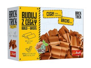 Cegły dachówki 40szt Brick Trick Buduj z Cegły Trefl 61555