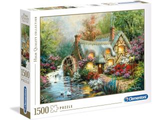 Chata z Młynem Puzzle 1500el 31812 Clementoni