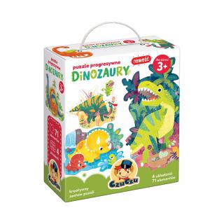 CzuCzu - Puzzle progresywne Dinozaury 1538