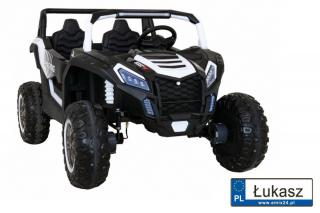 Duży Buggy ATV 24V/7Ah Dwuosobowy 4x200W Pojazd A032 Biały