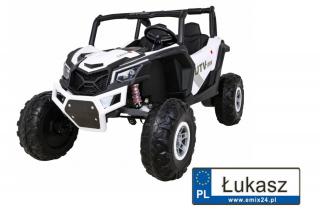 Duży Buggy dla dzieci UTV - MX Biały xmx-613