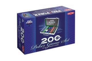 Gra Poker Pro 200 żetonów Tactic 03090
