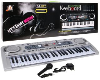 Keyboard Organy dla dzieci z mikrofonem  MQ-824USB