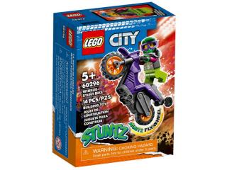 Lego CITY Wheelie na Motocyklu Kaskaderskim 60296