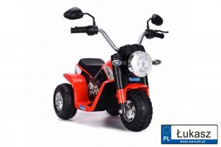 Motor harley MiniBike siedzenie z ekoskóry czerwony JC916