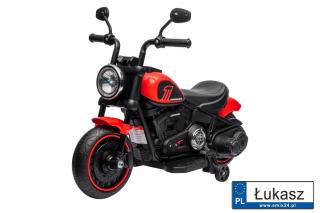 Motor na akumulator Chopper FASTER Czerwony AHL008.CR