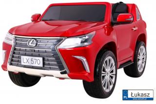 Pojazd Lexus LX570 Lakierowany  czerwony (DK-LX570)