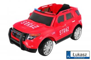 Pojazd SUV Straż Pożarna na Akumulator dla dzieci CH9935.CR