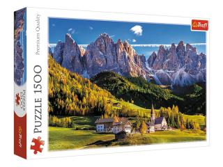 Puzzle 1500el Dolina Val di Funes, Dolomity, Włochy  26163