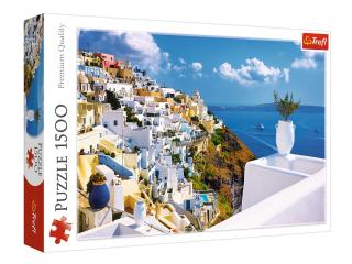 Puzzle 1500el  Santorini Grecja Trefl 26119