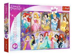 Puzzle 160el Portrety Księżniczek Disney Trefl 15407