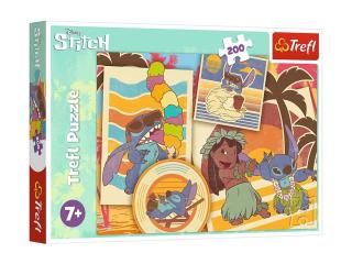 Puzzle 200el Muzyczny świat Lilo  Stitch Trefl 13304