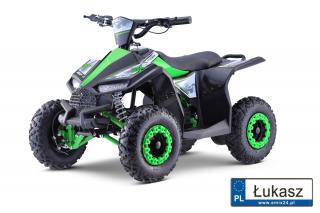Quad Highper na akumulator 35km/h Silnik bezszczotkowy 1000W Koła pompowane 48V ATV-11E