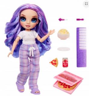 RAINBOW HIGH JUNIOR LALKA W PIŻAMIE VIOLET 3705