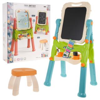 Tablica edukacyjna 2w1 dla dzieci + Akcesoria 878