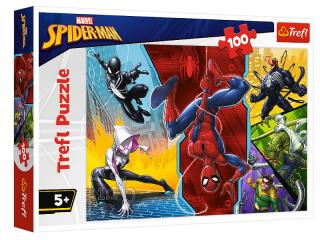 Trefl Puzzle 100el Do Góry Nogami Spiderman  16347