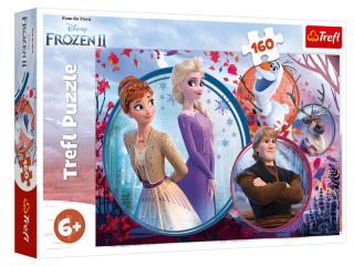 Trefl Puzzle 160el Siostrzana Przygoda. Disney Frozen 15374