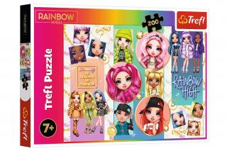 Trefl Puzzle 200el Przyjaźń Rainbow High 13289