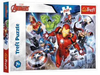 Trefl Puzzle 200el Waleczni Avengersi Disney Marvel The Avengers 13260