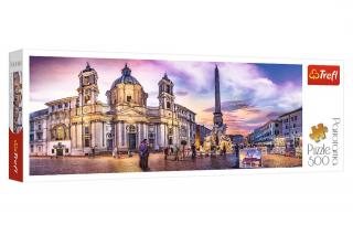 Trefl Puzzle 500el Panorama Piazza Navona, Rzym 29501