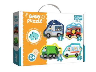 Trefl Puzzle Baby Classic. Pojazdy i Zawody 36071