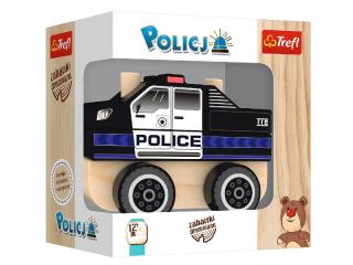 Zabawka Drewniana - Samochód Policja 60999