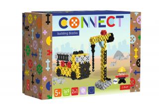 Zestaw Klocków Konstrukcyjnych Connect 2w1 Żuraw / Dźwig HDS Trefl 61971