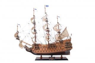 Prestiżowy model okrętu flagowego floty Ludwika XIV "Soleil Royal" SR60