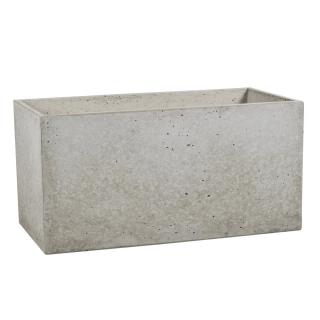 Donica betonowa BOX XL 90x45x45 szary naturalny